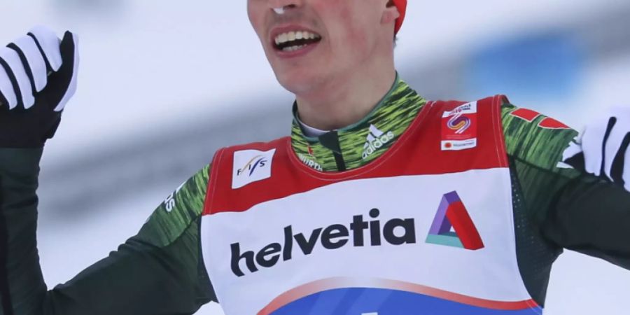 Neu siebenfacher Weltmeister: der Deutsche Kombinierer Eric Frenzel