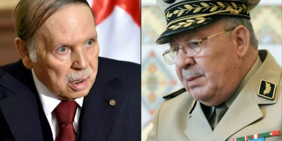 Bouteflika (l.) und Salah