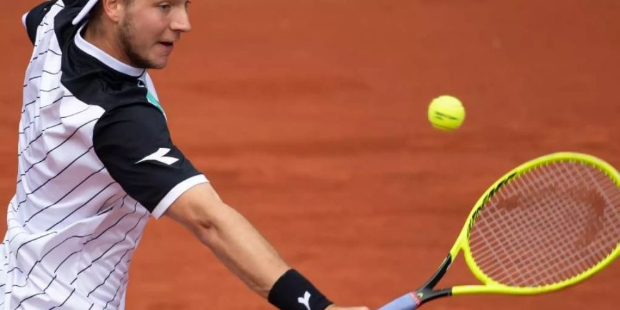 Jan-Lennard Struff hat in München sein Auftaktmatch verloren. Foto: Sven Hoppe