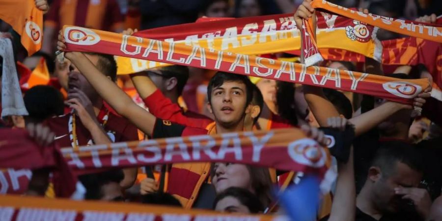 Galatasaray ist zum 22. Mal türkischer Fussball-Meister geworden. Foto: EPA