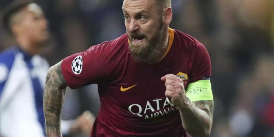 Sagt der Roma «Ciao»: Daniele De Rossi. Foto: Luis Vieira/AP