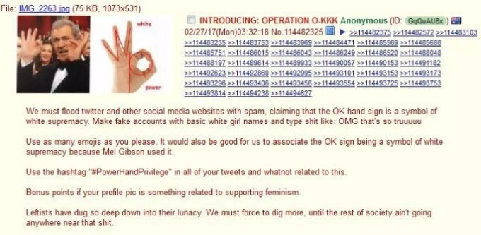 Der Post auf der Plattform 4chan. 4chan