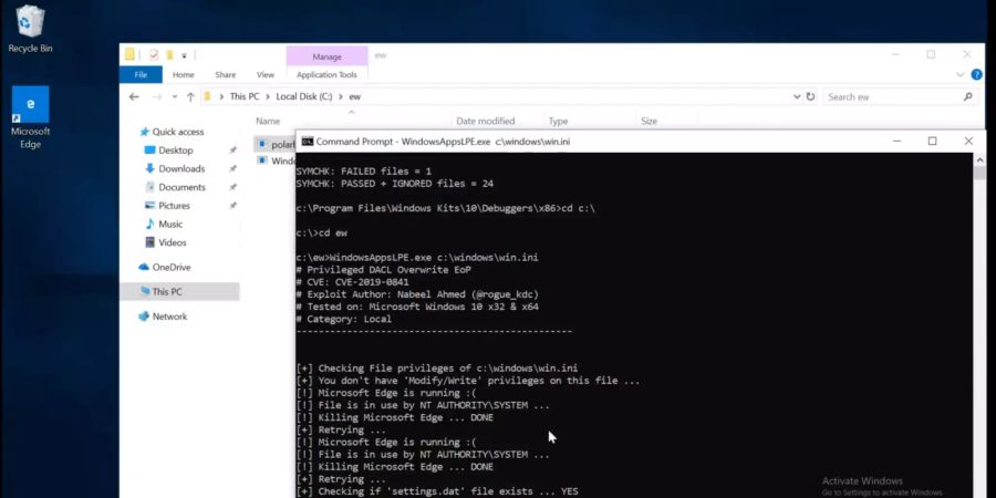 Zero Day Windows 10