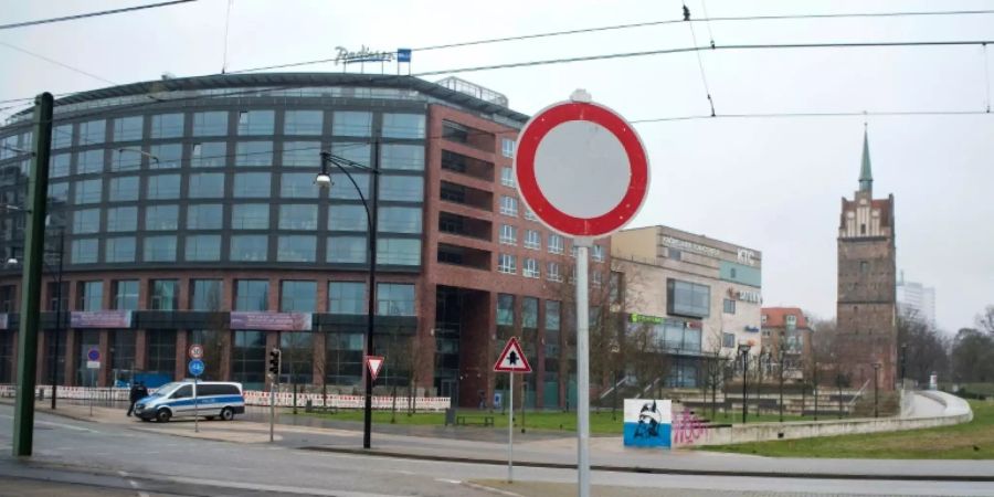 Weltkriegsbombe in Rostocker Innenstadt entschärft