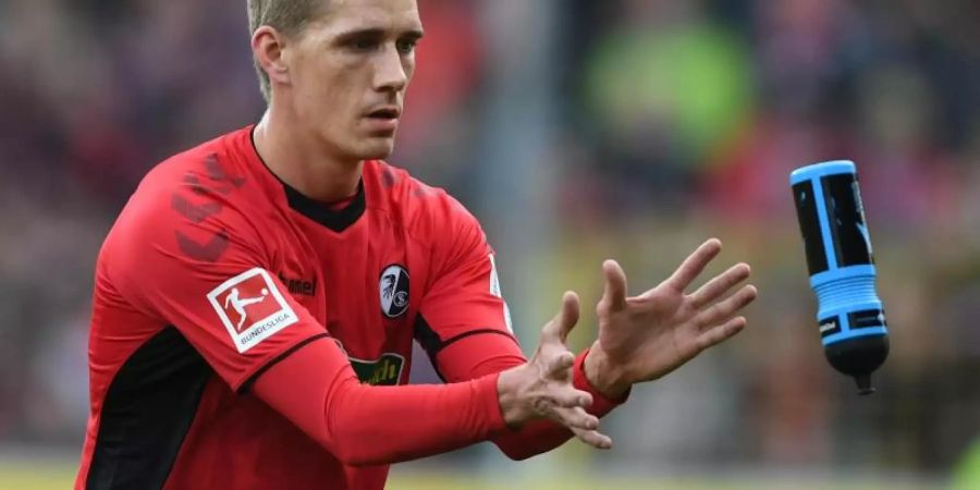 Fällt gegen den FC Bayern höchstwahrscheinlich aus: Nils Petersen. Foto: Patrick Seeger/dpa