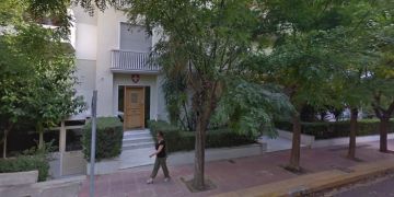 Die Schweizer Botschaft in Athen.