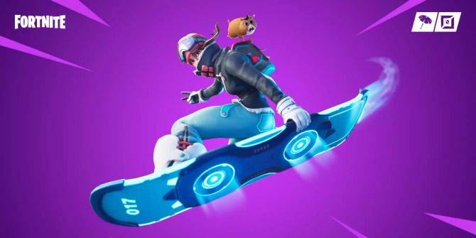 Fortnite Driftboard blau lila