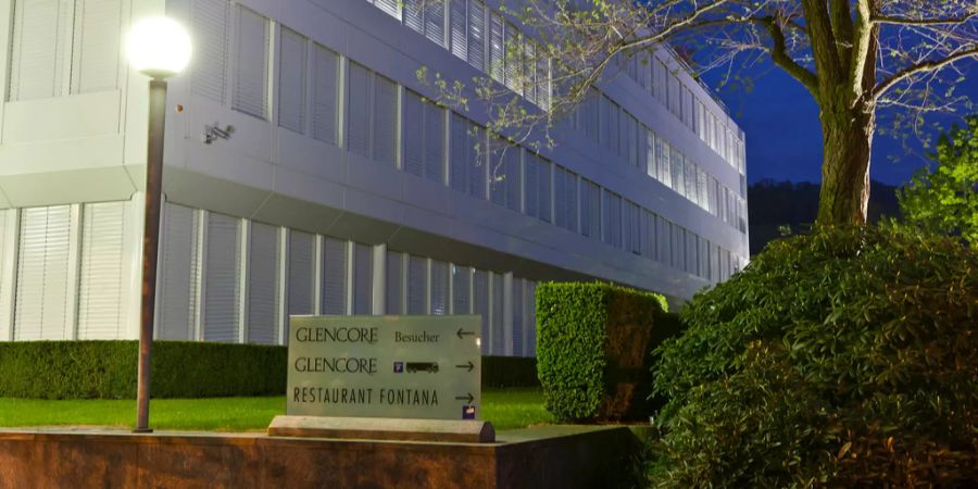 Glencore Hauptsitz in Zug.