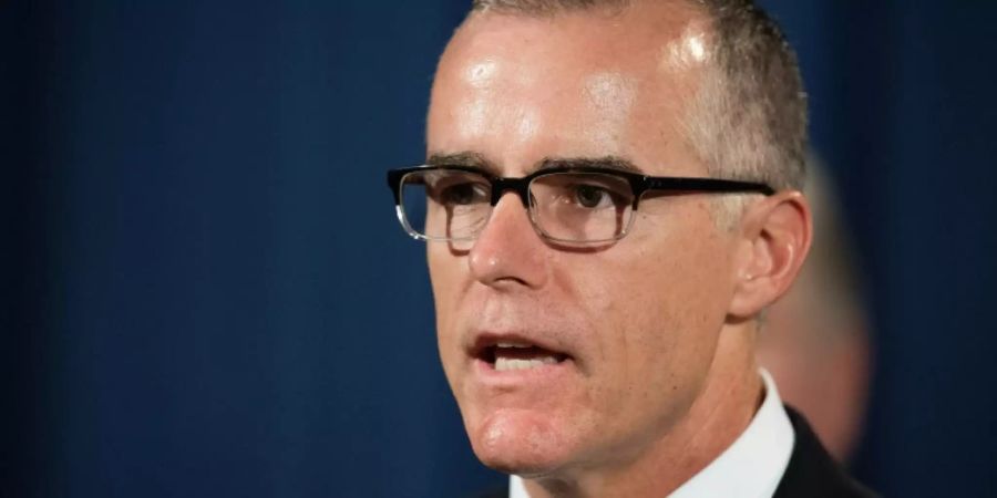 Früherer FBI-Interimschef Andrew McCabe