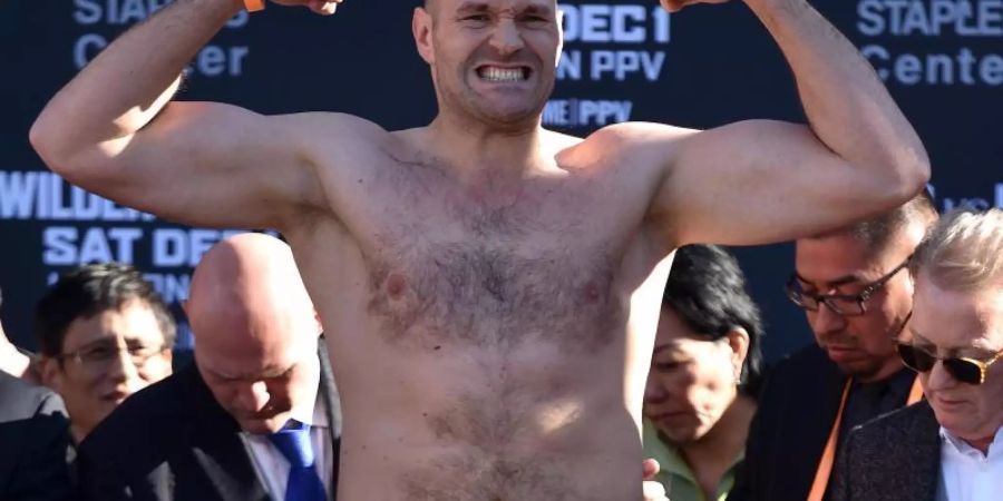 Ex-Boxweltmeister Tyson Fury unterschrieb in den USA einen grossen TV-Vertrag. Foto: Lionel Hahn/PA Wire