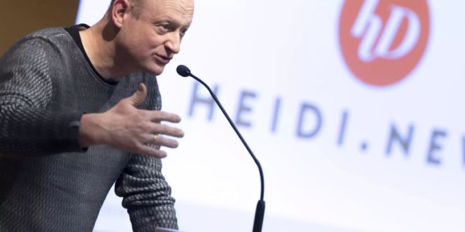 Der bekannte Westschweizer Journalist Serge Michel ist einer der Promotoren von Heidi.news. (Archiv) heidi.news