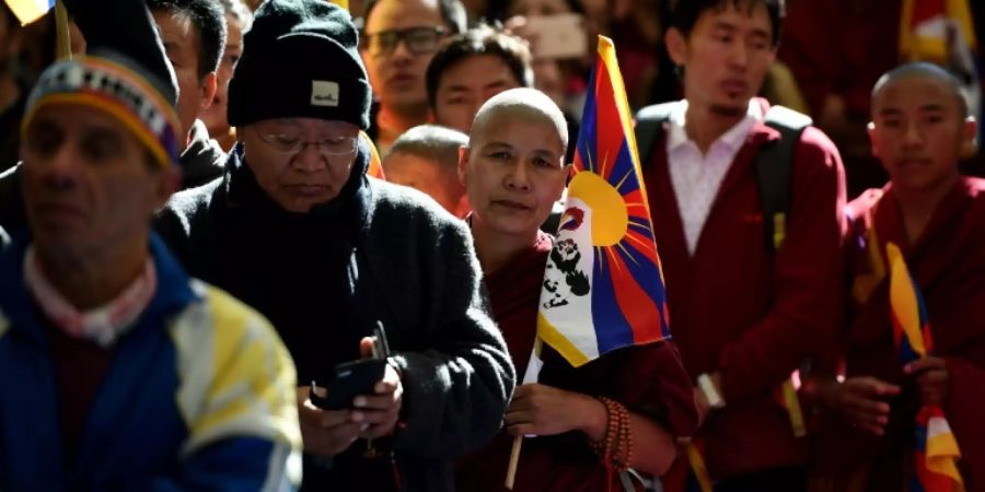 Anhänger des Dalai Lama in Dharamsala