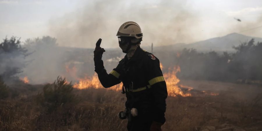 griechenland waldbrand