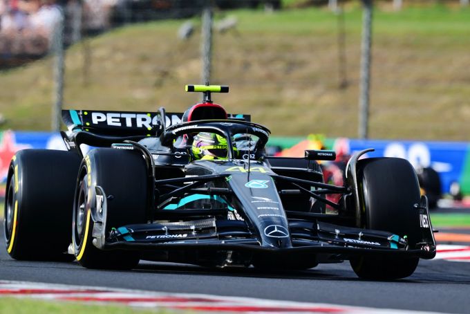 Lewis Hamilton (Mercedes) beim Ungarn-GP der Formel 1. Lewis Hamilton Mercedes F1