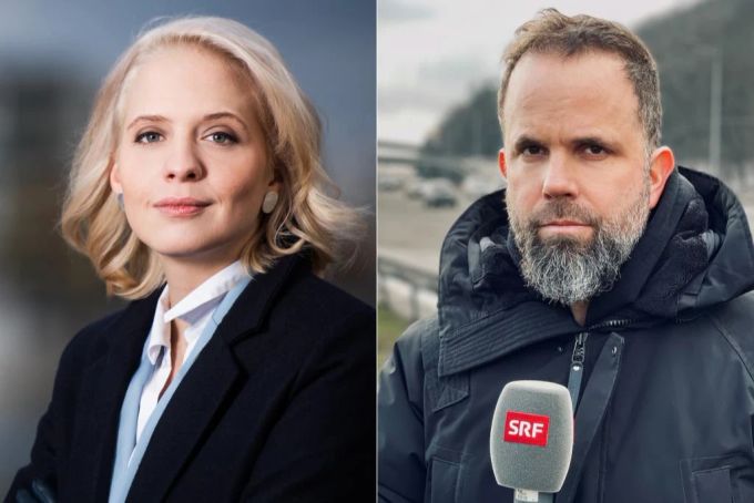 David Nauer (rechts) berichtet für SRF aus der Ukraine. luzia tschirky