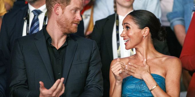 Prinz Harry und Meghan Markle bei der Abschlusszeremonie der Invictus Games. Prinz Harry Meghan Markle
