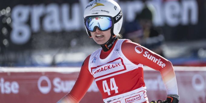 Livia Rossi bei ihrem Weltcup-Debüt. Livia Rossi