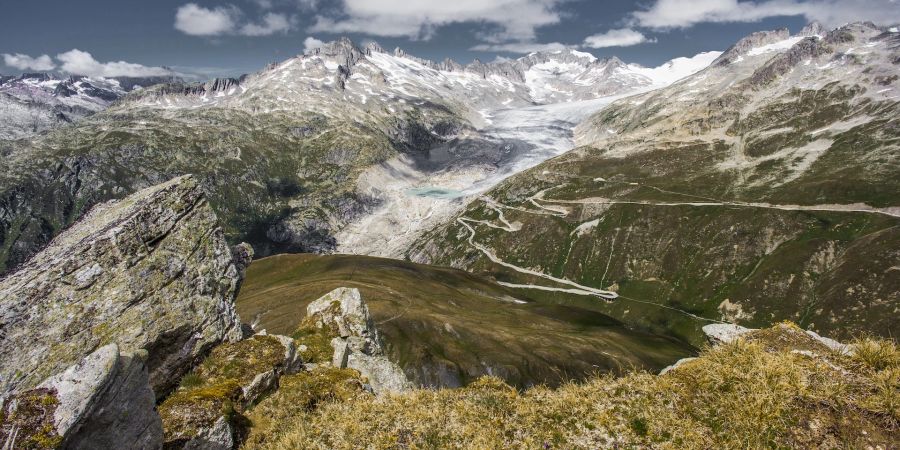 Grimselpass, Alpen, Saumpfad