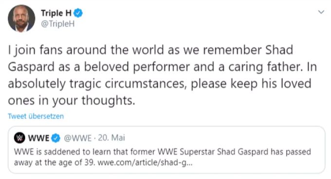 Shad Gaspard Triple H