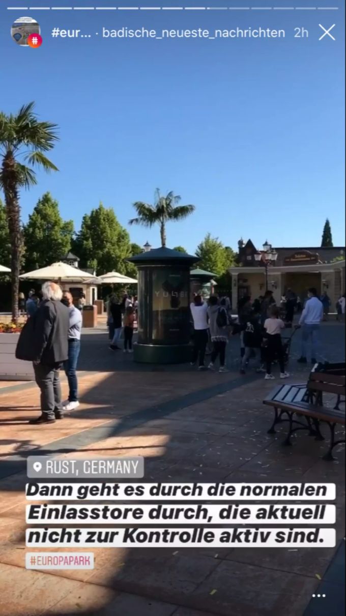 Europapark mit strengen Abstands und Hygieneregeln Nau.ch