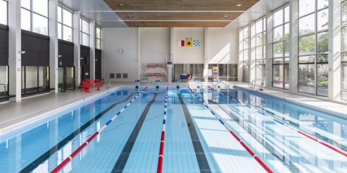 Das Hallenbad Weyermannshaus, am Freitag, 8. Mai 2020 in Bern. Weyermannhaus
