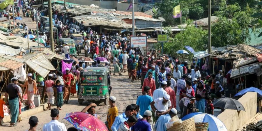 In Cox's Bazar leben eine Million Flüchtlinge