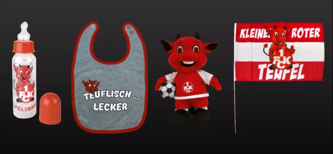 Ein Teufelchen auf jedem Fanartikel. 1. FC Kaiserslautern