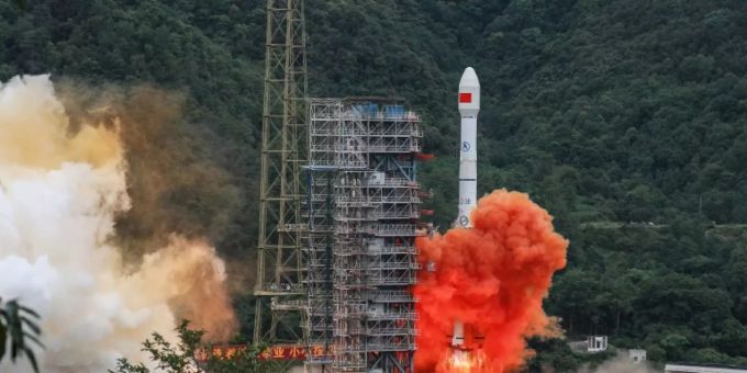 Raketenstart in China Raketenstart in China