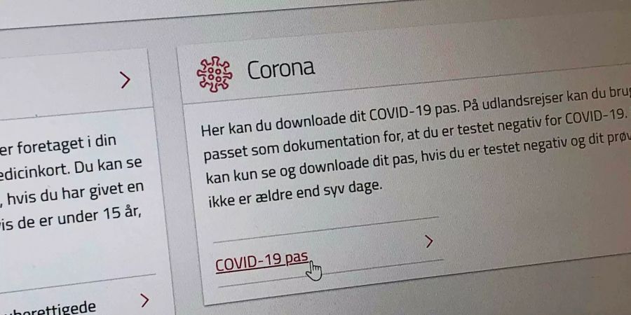 Dänemark führt digitalen Corona-Pass für Reisende ein