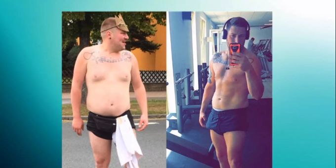 «Paradise Hotel»: Andreas, als er 40 Kilo abgenommen hat. «Paradise Hotel»