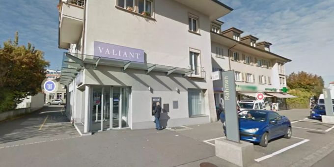 Die Filiale der Valiant Bank an der Schwarzenburgstrasse in Köniz Valiant Köniz