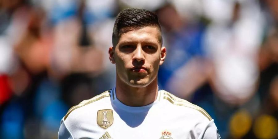 Muss in Quarantäne: Luka Jovic von Real Madrid. Foto: Óscar J.Barroso/Europa Press/dpa