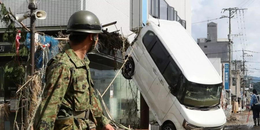 Unwetter in Japan