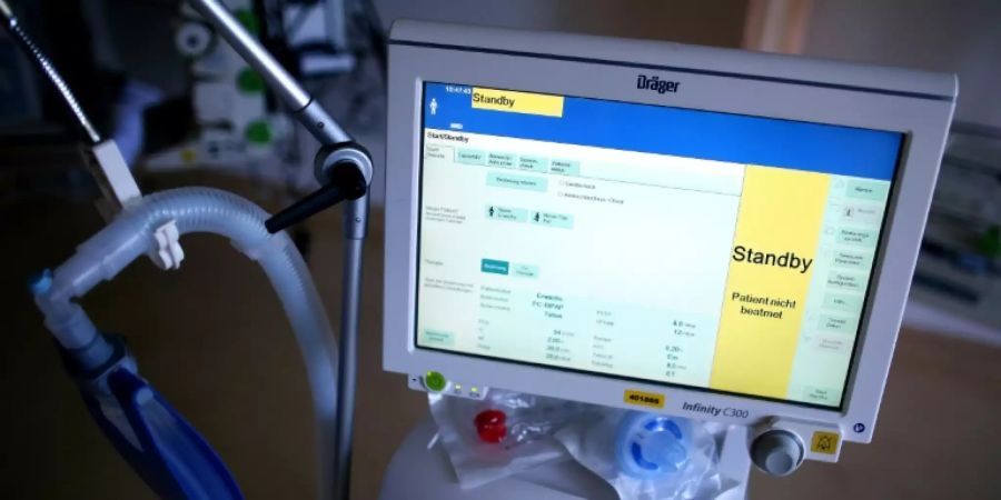 Beatmungsgerät auf Intensivstation