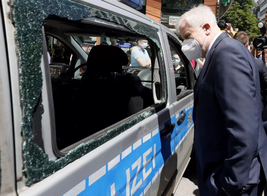 Horst Seehofer Stuttgarter Chaos-Nacht