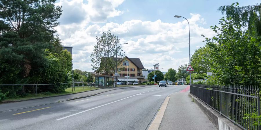 Das Dorfzentrum von Buchs im Kanton Aargau.