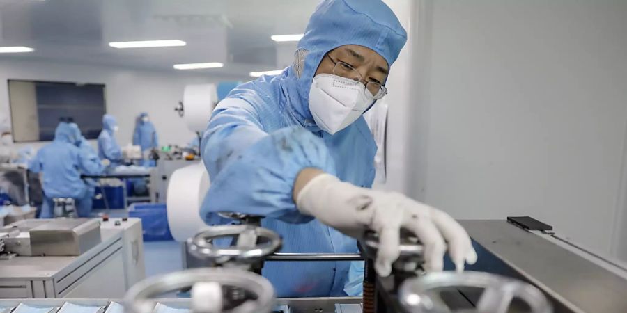 Die Industrie in China blickt trotz der Coronavirus-Pandemie wieder freundlicher in die Zukunft. (Archivbild)