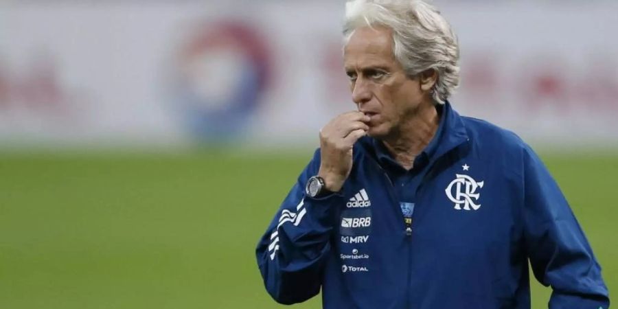 Kehrt zu Benfica Lissabon zurück: Flamengo-Coach Jorge Jesus. Foto: Leo Correa/AP/dpa