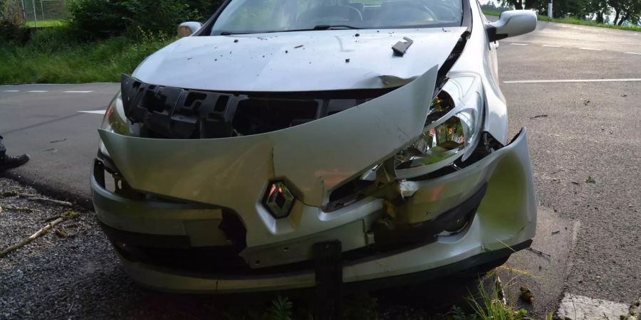 Selbstunfall mit Auto