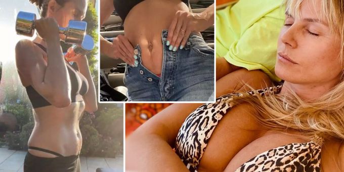Neue Klum-Rundungen - Was sollen uns diese Bilder sagen, liebe Heidi?