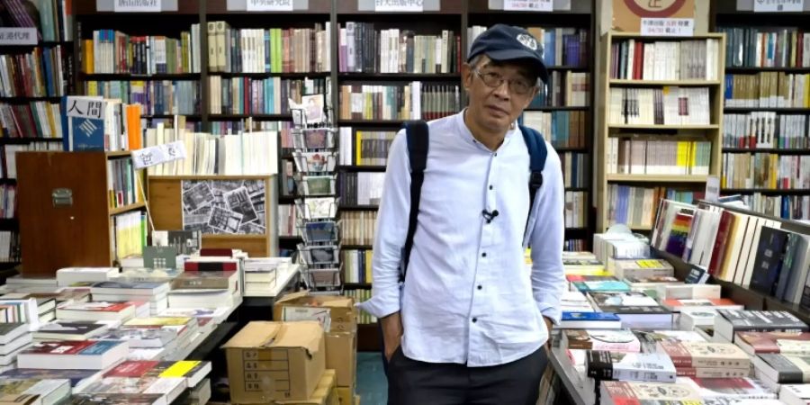 Lam Wing Kee in seinem neuen Buchladen in Taipeh