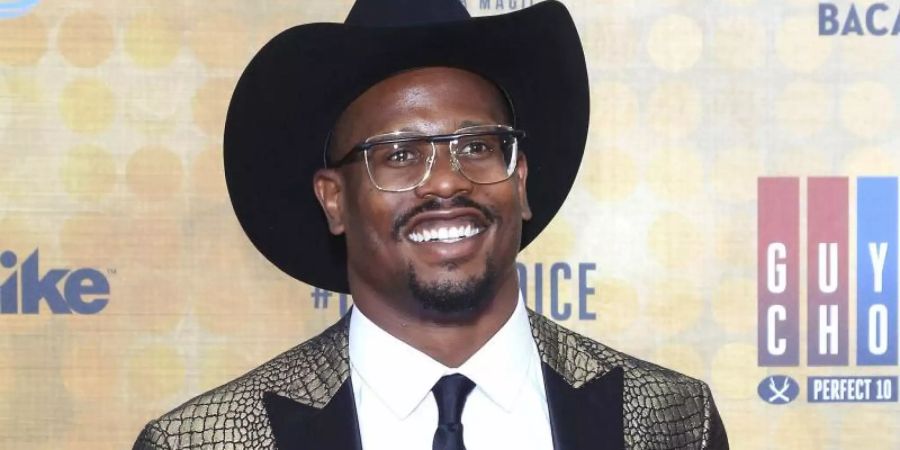 Von Miller von den Denver Broncos hat sich mit dem Coronavirus infiziert. Foto: Nina Prommer/epa/dpa