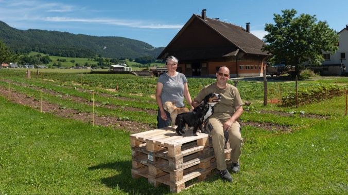 Seit 1907 hat die Familie Roos den Hof Ziegelhütte bewirtschaftet.