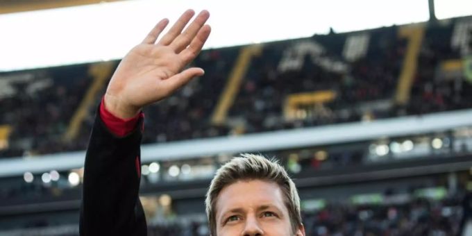 Sagt Eintracht Frankfurt und dem aktiven Fussball «Goodbye»: Marco Russ. Foto: Andreas Arnold/dpa Sagt Eintracht Frankfurt und dem aktiven Fussball «Goodbye»: Marco Russ. Foto: Andreas Arnold/dpa