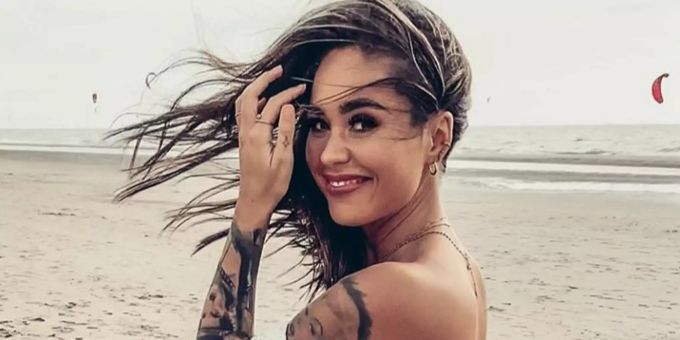 Love Island-Kandidatin Melissa am Strand. «Love Island»