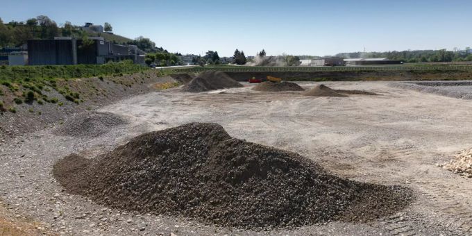 Kies- und Sandabbau in Birmenstorf (AG). Kies- und Sandabbau in Birmenstorf (AG).