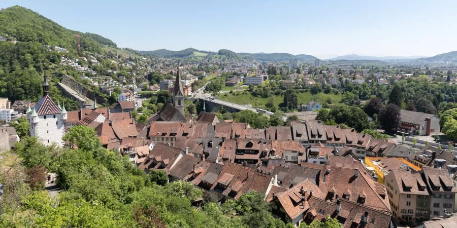 Die Altstadt von Baden.