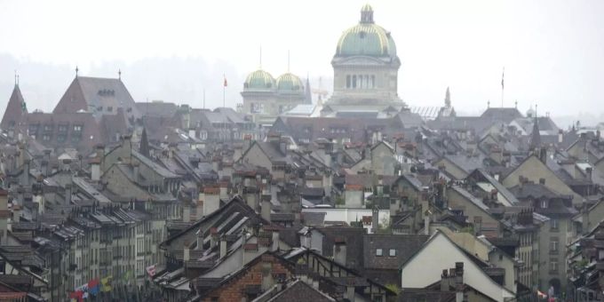 Die Berner Altstadt. bern