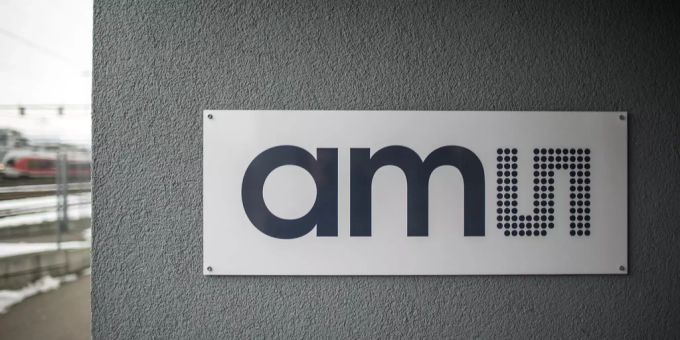 Das Firmenlogo der AMS AG. ams ag