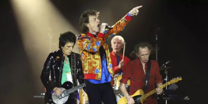 Die Rolling Stones, hier 2019 in East Rutherford, N.J.. (Archivbild) The Rolling Stones